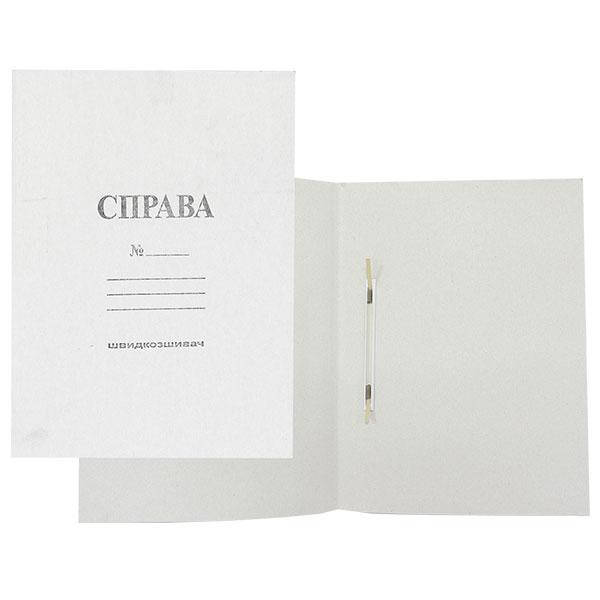 

Папка скоросшиватель, картонная, А4, Белый