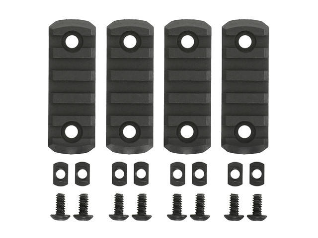 

Набор монтажных шин для цевья M-LOK - Black [TMC] (для страйкбола)
