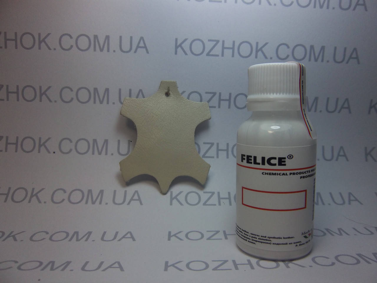 

Краска для кожи Felice цв.Яичная Скорлупа (25 мл)Для обуви,гладкой кожи, кожгалантереи, кожаной мебели, кожано