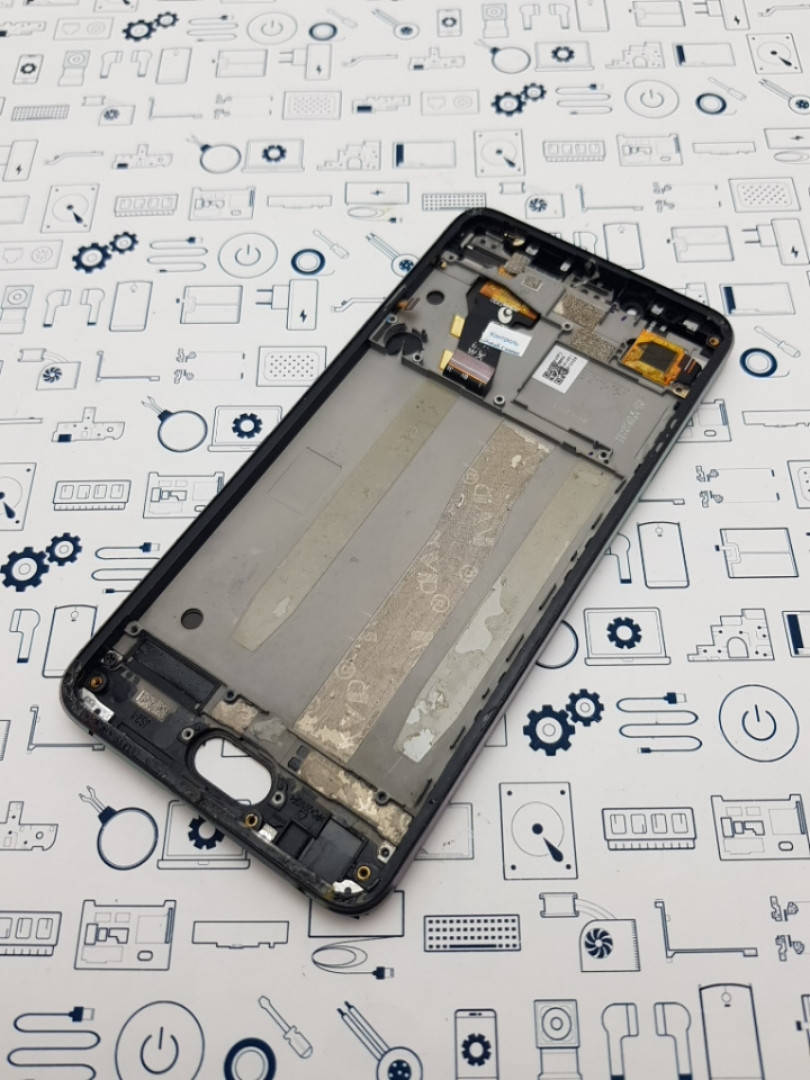 

С дефектом Дисплей Meizu U10 (U680H) модуль черный Сервисный оригинал с разборки