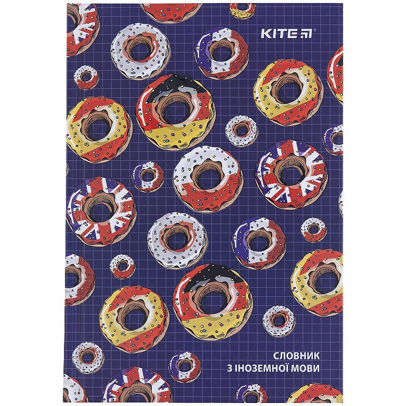 

Словарь для записи иностранных слов 60 листов Kite Donuts K21-407-2, 48467