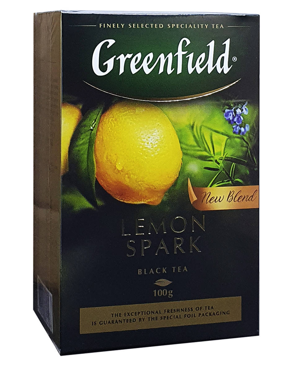 

Чай черный с цедрой и ароматом лимона Greenfield Lemon Spark 100 г (680)