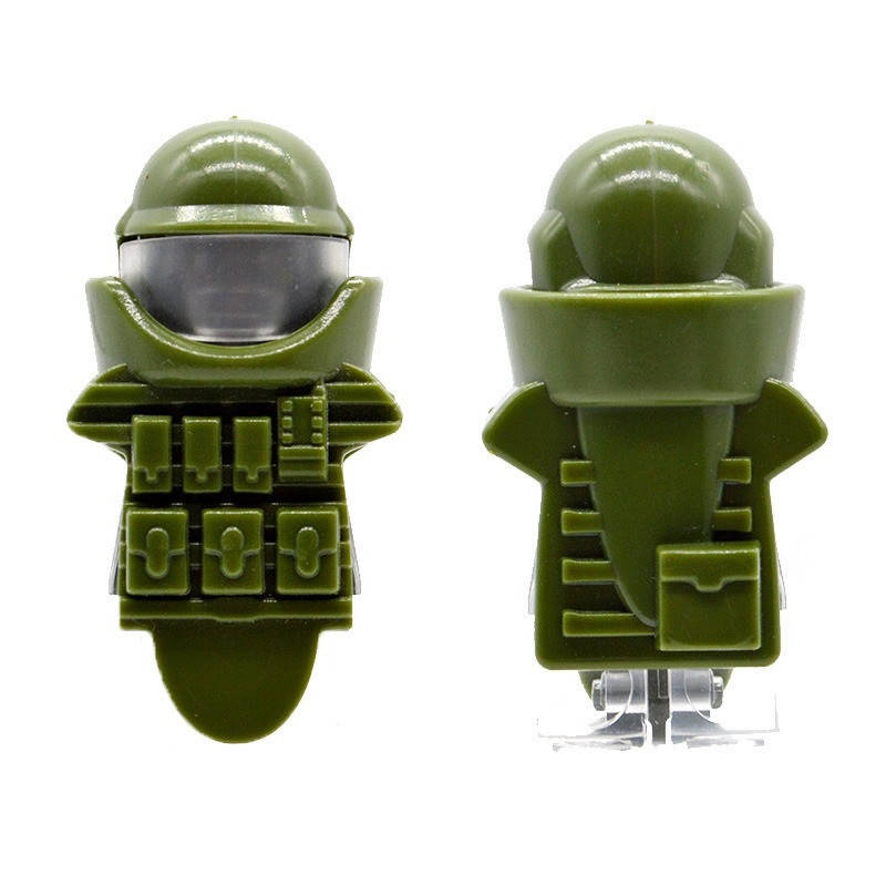 

Тяжелый костюм для защиты взрывотехников,костюм взрывотехника сапера SWAT спецназ военные Lego Лего