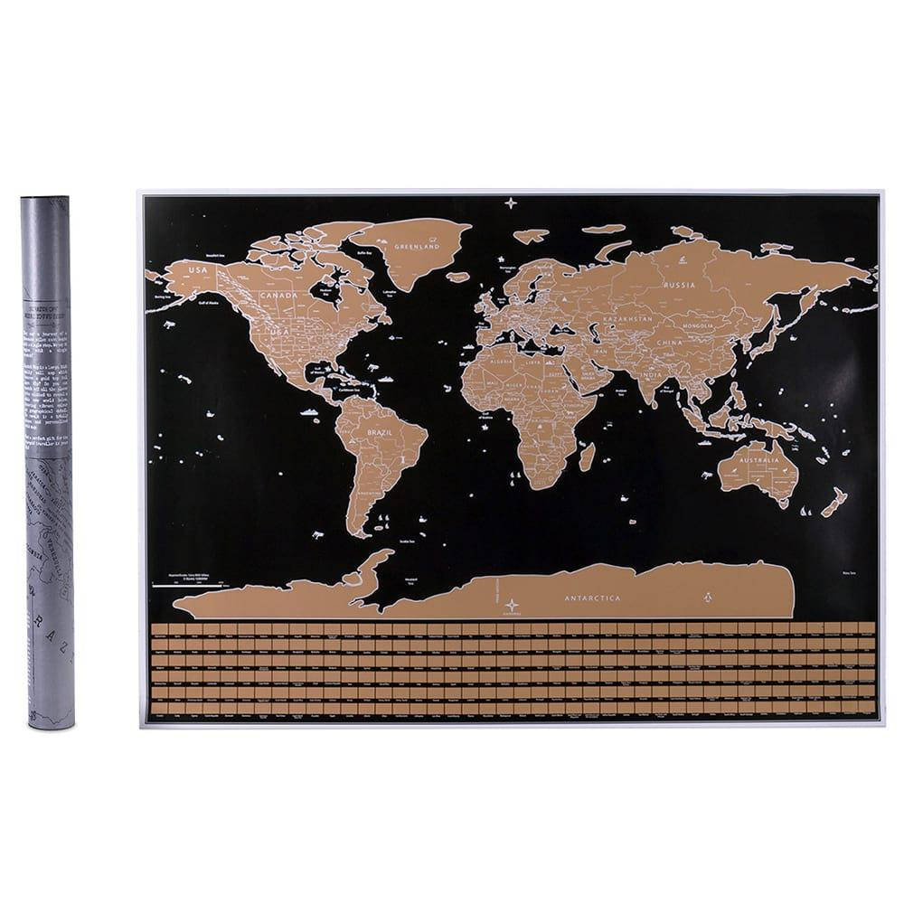 

Скретч карта Мира в тубусе World Flags Edition (AS-2110)