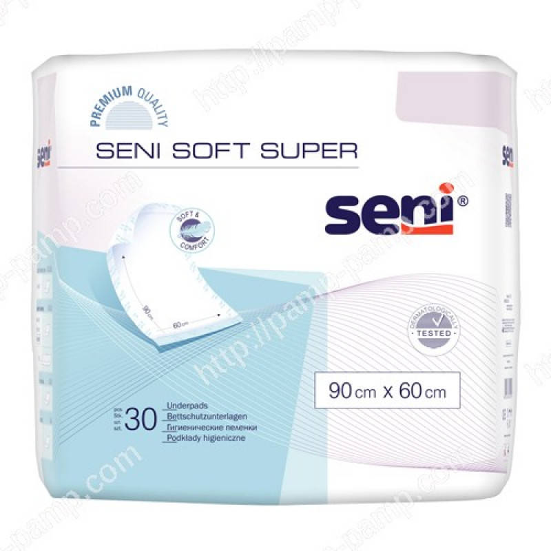 

Пеленки для взрослых Seni Soft Super 90x60 см 30 шт