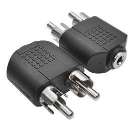 

Спліттер Jack 3.5 (мама) / 2 RCA (тато), Техпакет, Q300