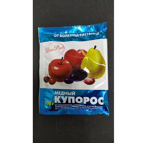 

Средство для защиты дерева "Медный купорос" 100 гр.
