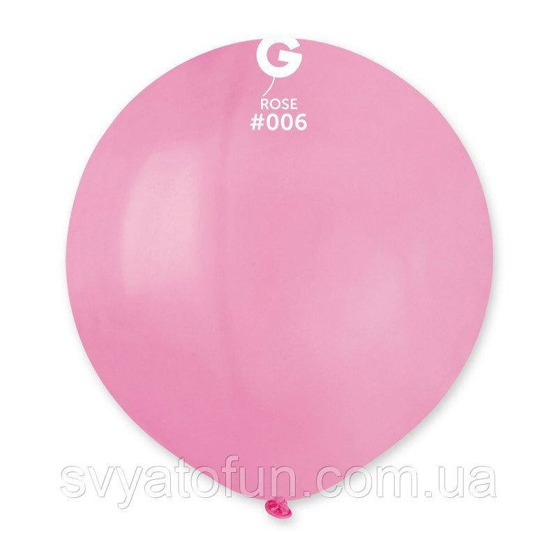 

Латексный воздушный шарик 19" пастель 06 розовый 1шт Gemar
