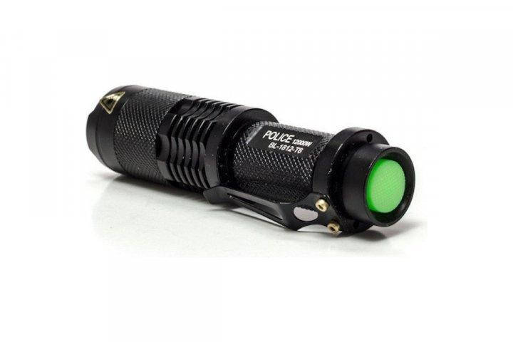 

Фонарь BL-1812-T6 в пластиковом контейнере, Черный