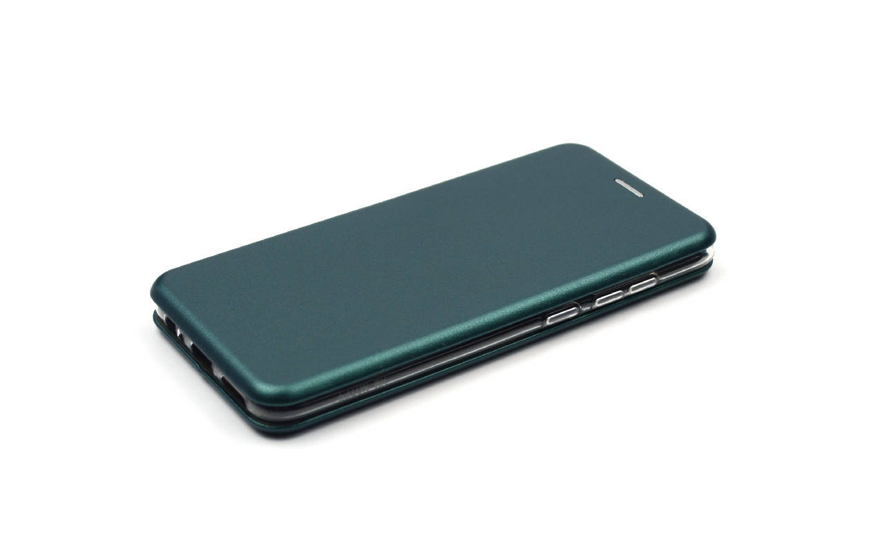 

Чехол книжка Level для Xiaomi Redmi Note 9 Экокожа Зеленый, Зелёный