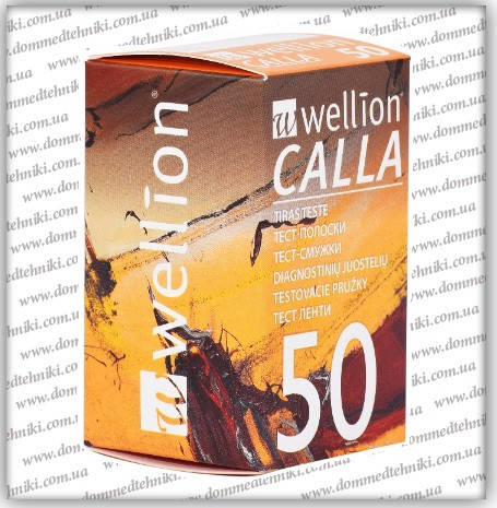 

Тест-полоски Веллион Калла (Wellion Calla) 50 шт.