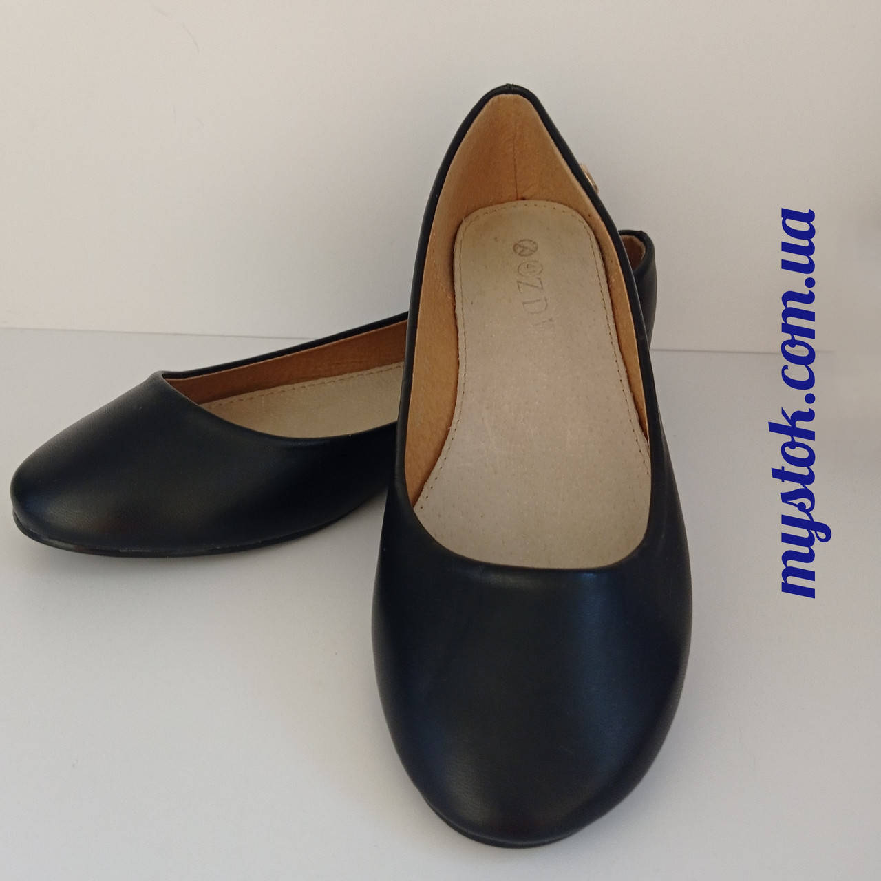 

ZDW, чёрные женские классические балетки, р. 36