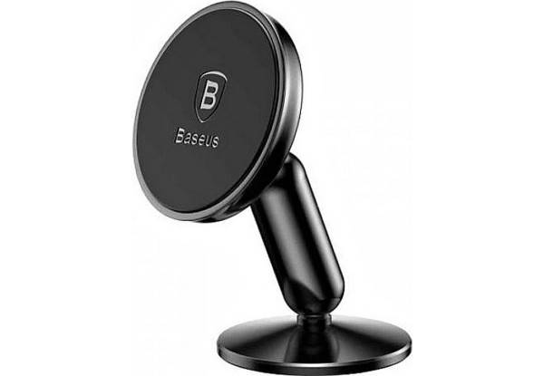 

Автомобильный магнитный держатель Baseus Bullet Black, Черный