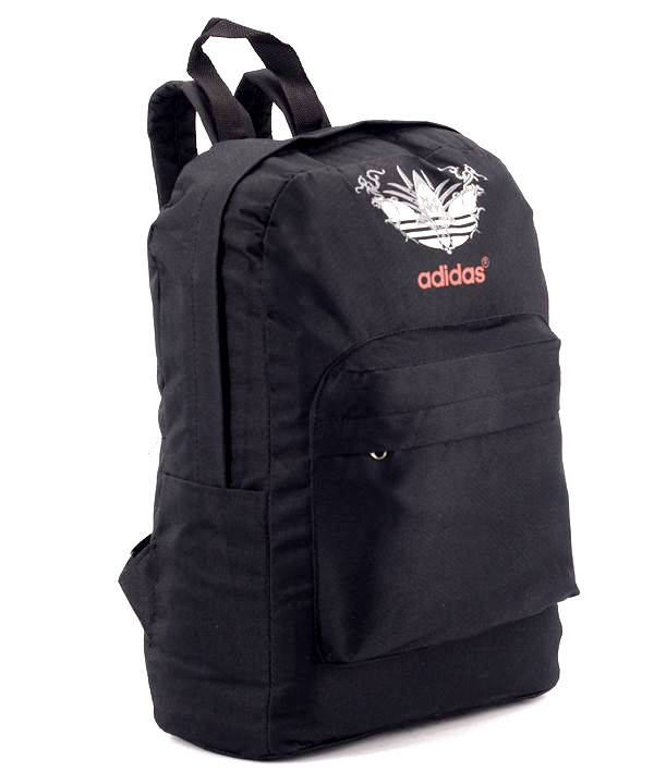 

Рюкзак городской молодежный адидас, карман сумочка 41*29*12см, Черный