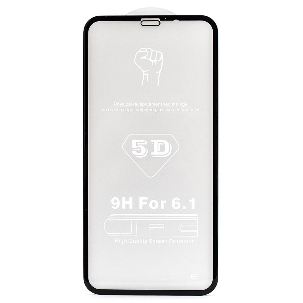 

Защитное стекло Full Screen Full Glue 5D Tempered Glass для Apple iPhone 11 / XR черный