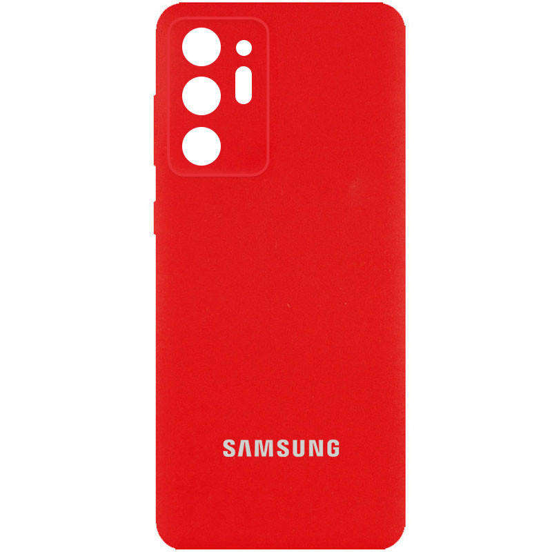 

Чехол Silicone Cover Full Camera (AA) для Samsung Galaxy Note 20 Ultra, Красный