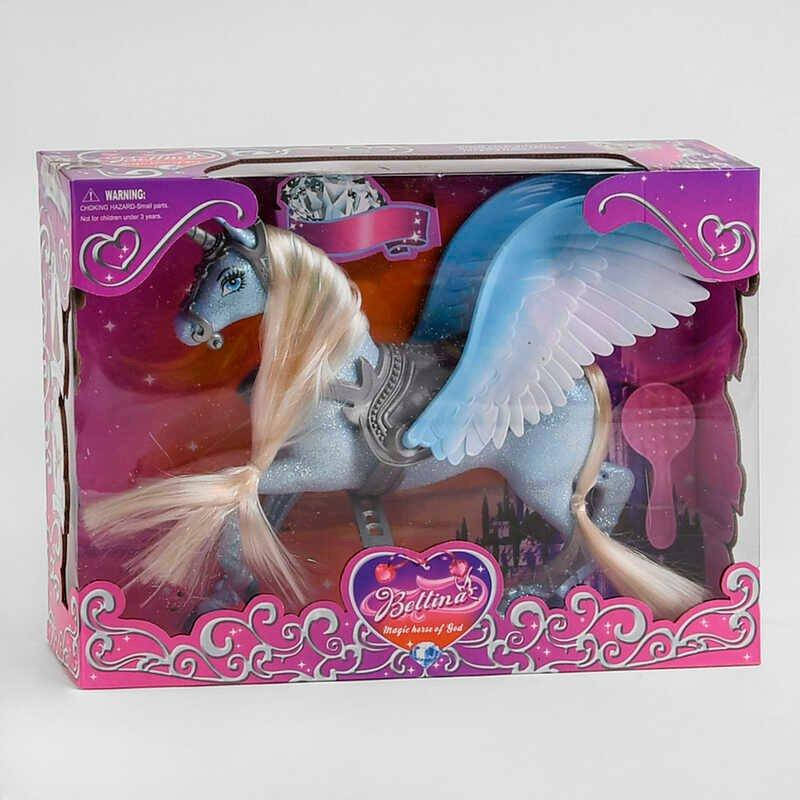 

Игрушка Лошадка 66286 “Пегас”, расческа, в коробке