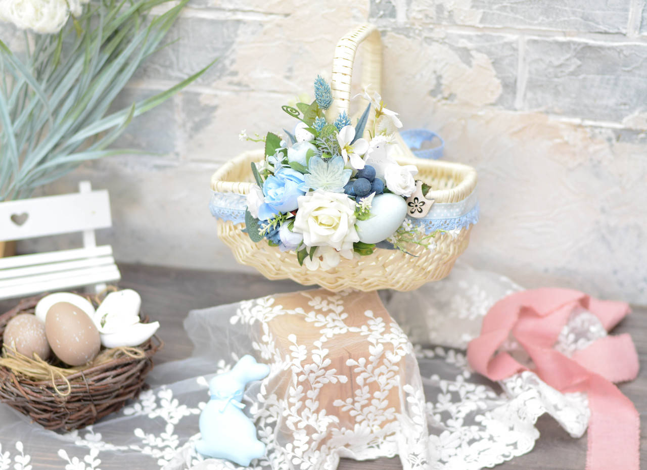 

Корзина детская пасхальная-19