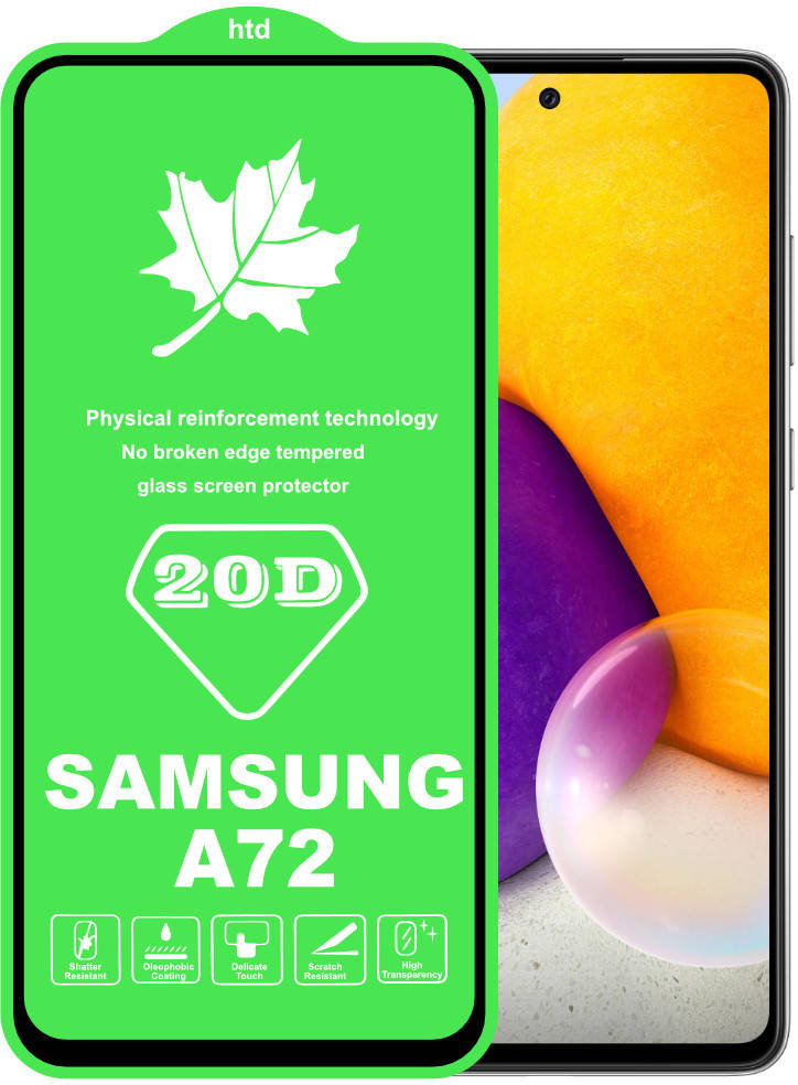 

20D Стекло Samsung Galaxy A72 A725 (большой радиус) (Самсунг Галакси А72)