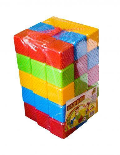 

Детские игровые кубики Цветные 45 эл