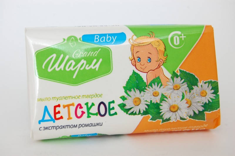 

Детское мыло Шарм с экстрактом ромашки 409862