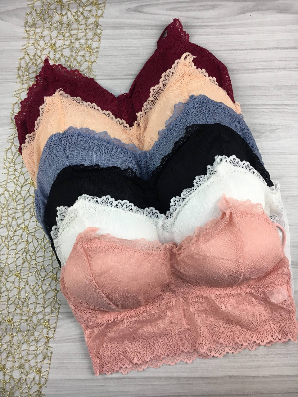 

Женский топ кружевной удлененный, Разные цвета