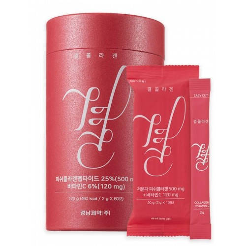 

Lemona Gyeol Collagen Lemon (결콜라겐) 120g / Морской питьевой коллаген 60шт