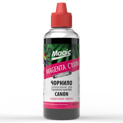 

Чернила универсальные Canon Magenta C100M красные Magic Германия