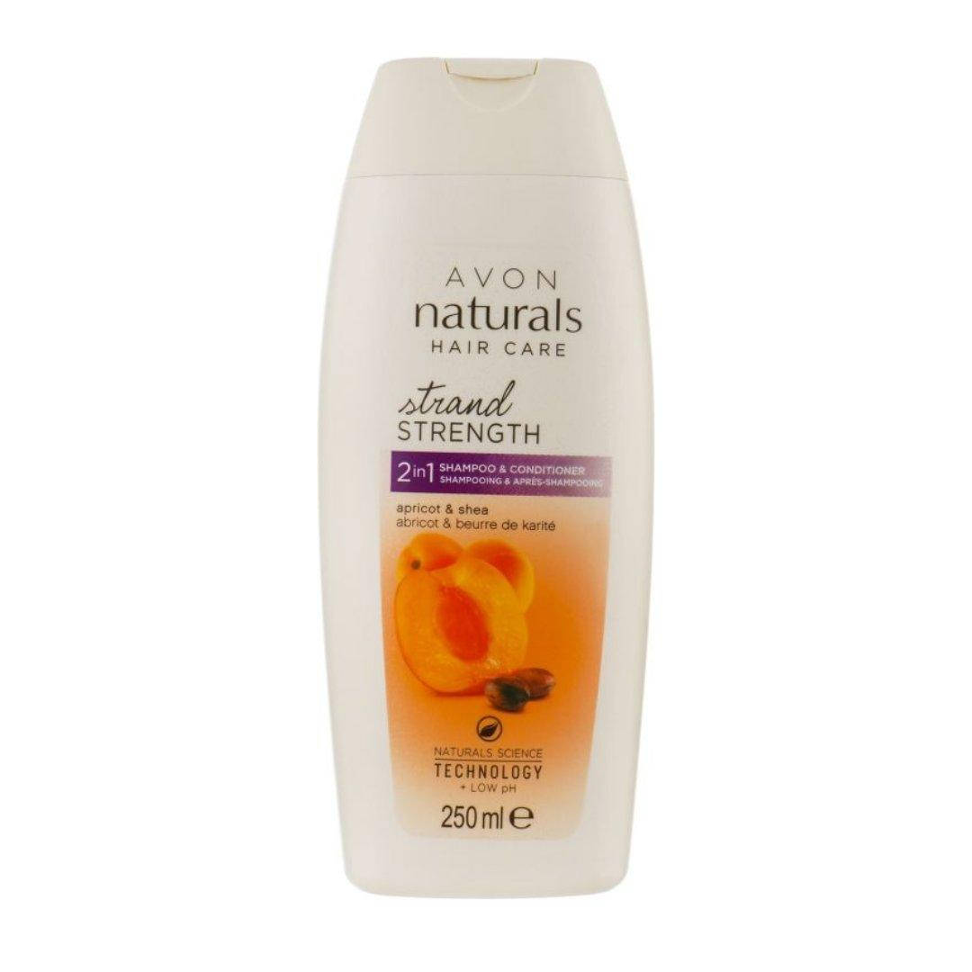 

Шампунь-ополаскиватель 2 в 1 "Абсолютная сила" абрикос и масло Ши Naturals Avon, 250 ml