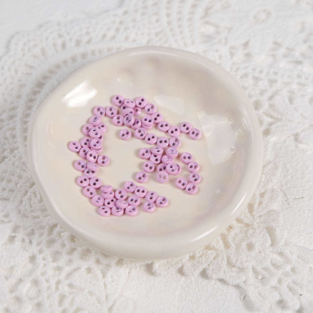 

Пуговицы Мини Металлик 3 мм для Рукоделия и Кукол ЛАВАНДА 10 шт