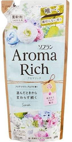 

Lion Soflan Aroma Rich Sara парфюмированный кондиционер для белья аромат водных цветов 400мл пополнение