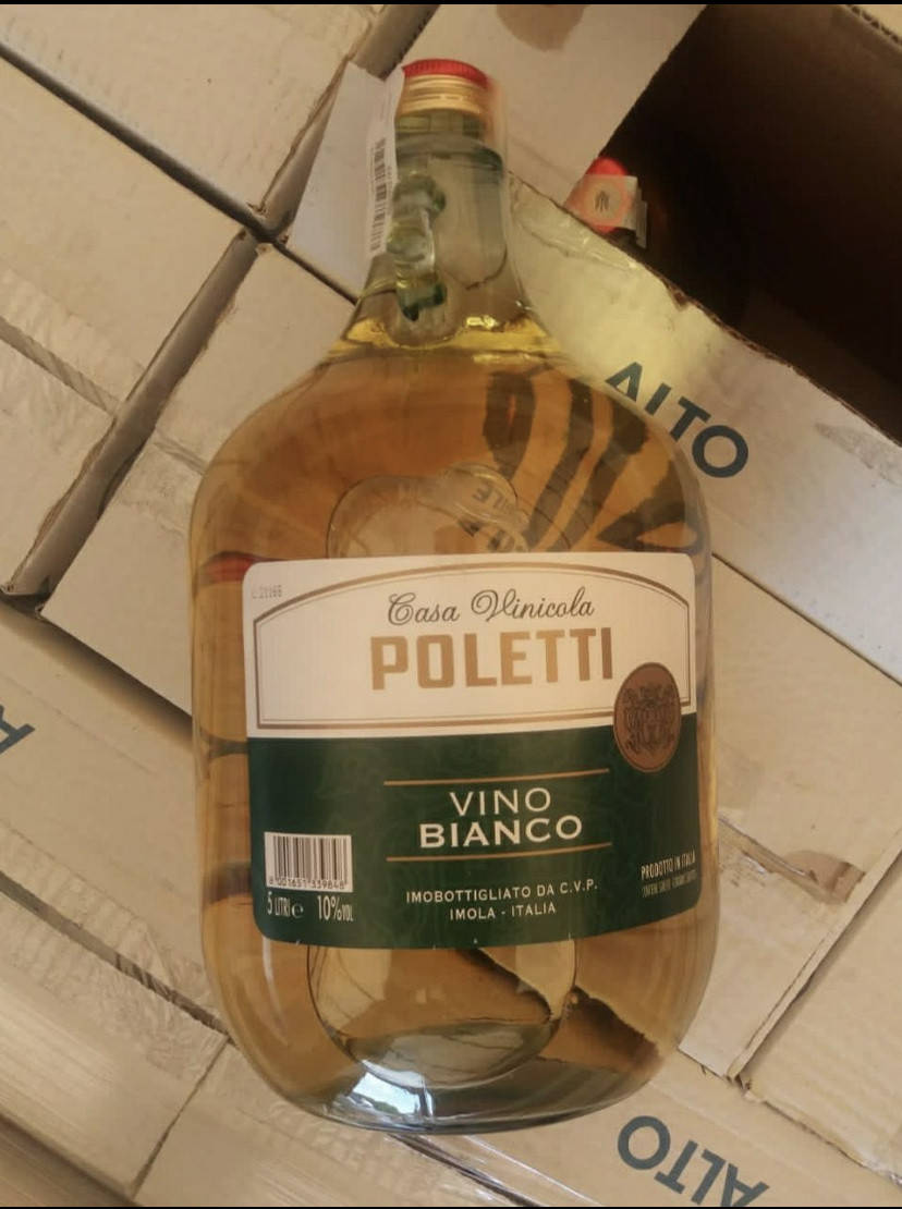 

Вино біле сухе Poletti, 5 л Італія