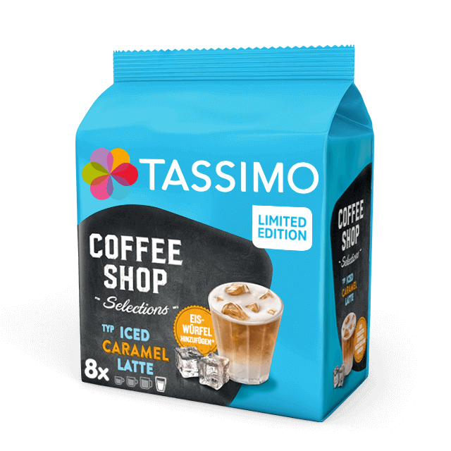 

Кофе в капсулах Тассимо - Tassimo Iced Caramel Latte ( 8 порций)