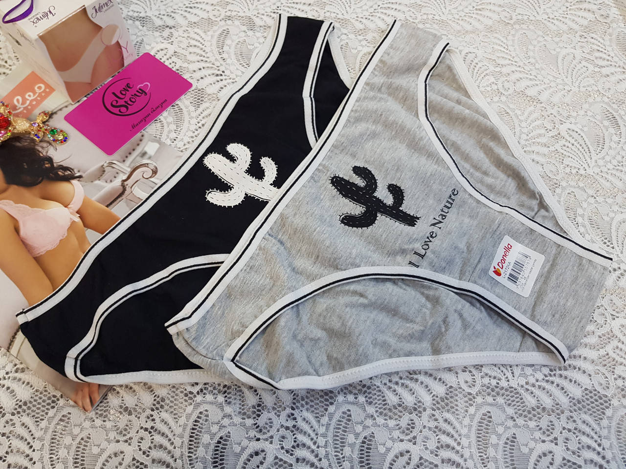 

Труси жіночі молодіжні хлопок Donella S-L