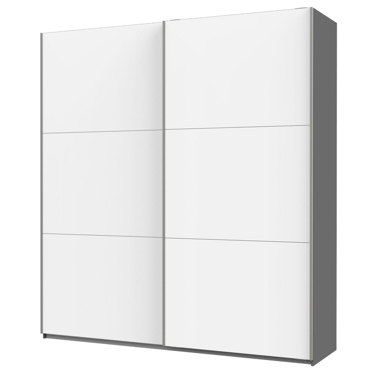 Шафа купе Doros G-Caiser Графіт / Білий 2 ДСП / 3 частини 220х60х240 (42001012) 3