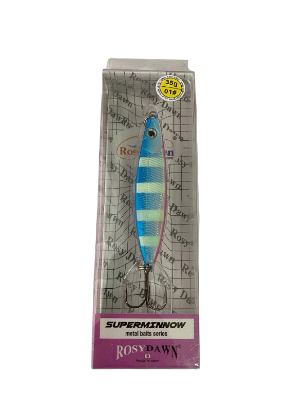 

Пилькер Блесна Rosy Dawn Iron Minnow 35g, Синий