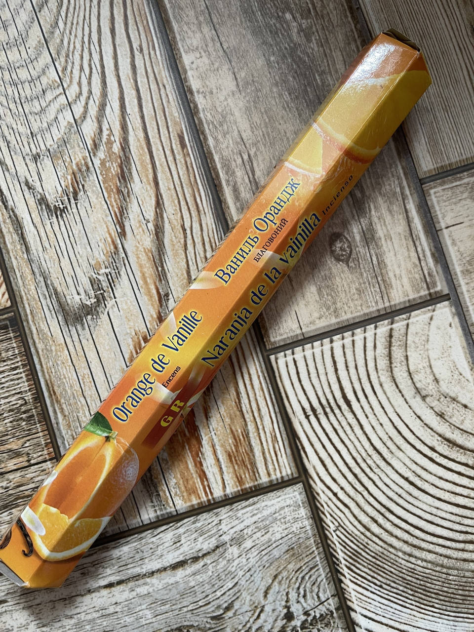 

Благовоние GR Vanilla Orange (Ваниль и Апельсин) Шестигранник