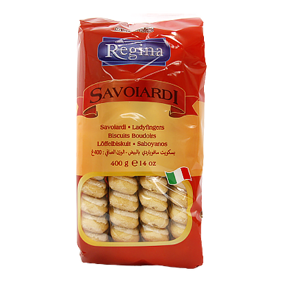 

Печиво Регіна савоярді Regina savoiardi 400g 15шт/ящ (Код : 00-00005853)
