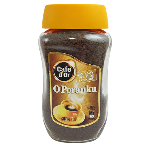 

Кава розчинна Кофедор ранкова Cafe d'Or O Poranku 300g 6шт/ящ (Код : 00-00005028)