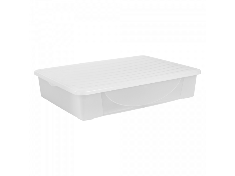 

Емкость для хранения вещей с крышкой 45л. (прозрачная)