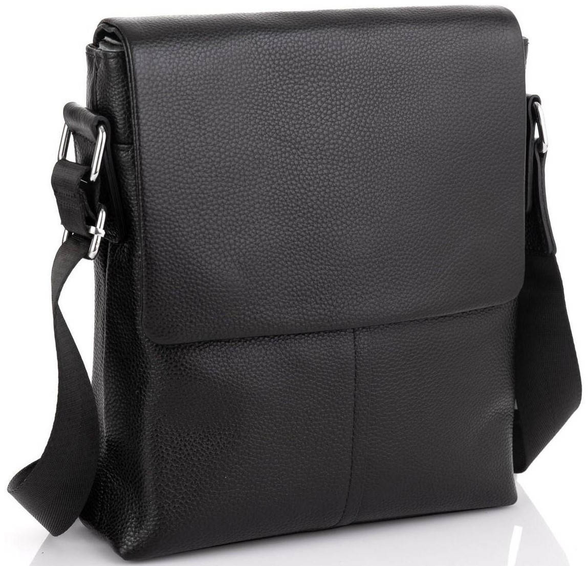 

Классическая мужская сумка через плечо на два отделения Tiding Bag A25F-8870A, Черный