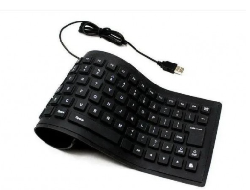 

Гибкая клавиатура Flexible Keyboard! Новье, Черный