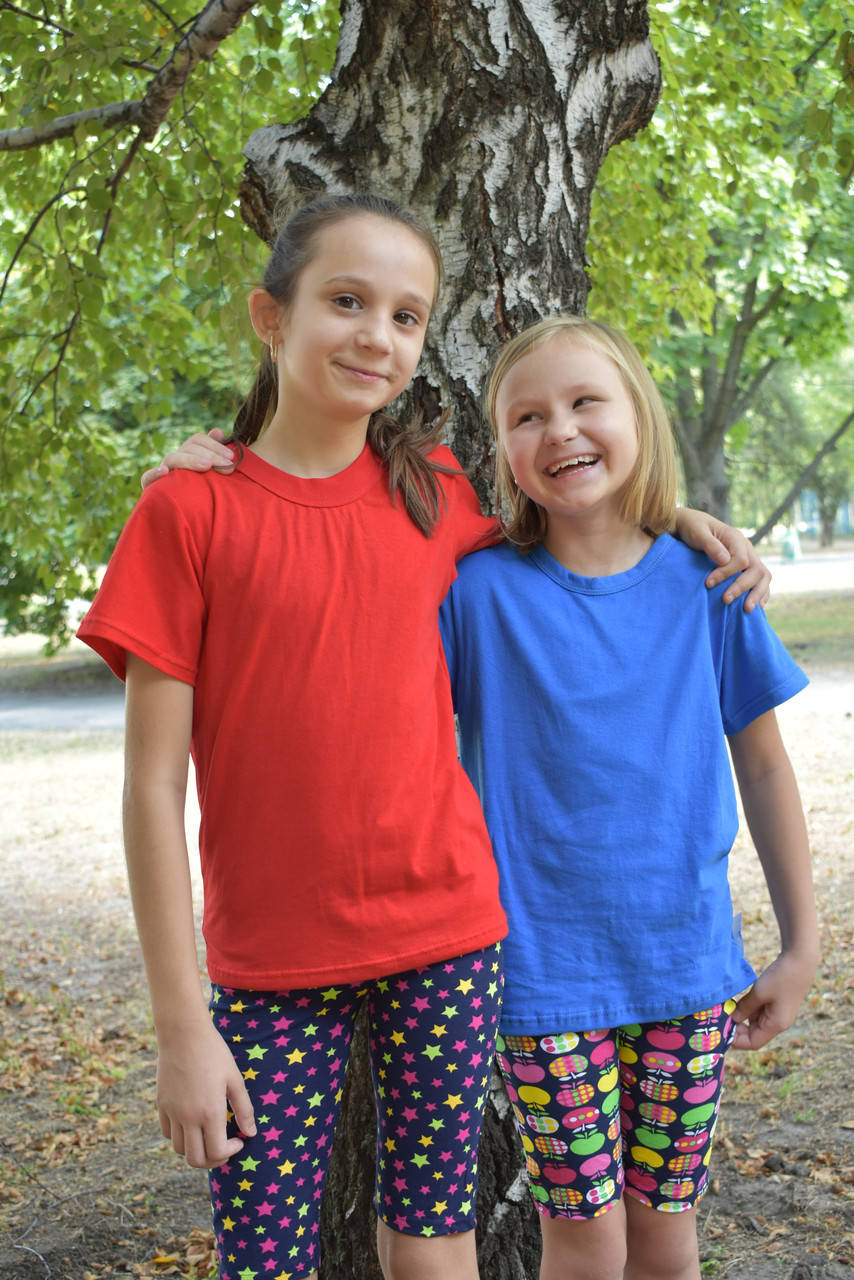 

Трессы детские рисунок яблоки 140, Разные цвета