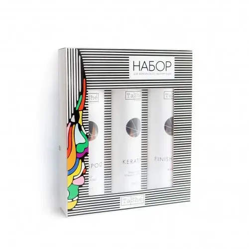 

Набор TASHE, для кератинового выпрямления волос Keratin Brazilian, 3 шага, 300мл.+ 300мл.+ 300мл.