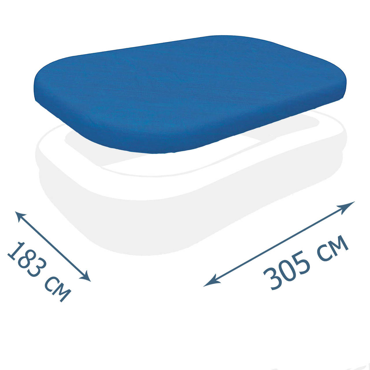 

Тент - чехол для надувного бассейна IntexPool 33013 (Intex 58412), 305 х 183 см
