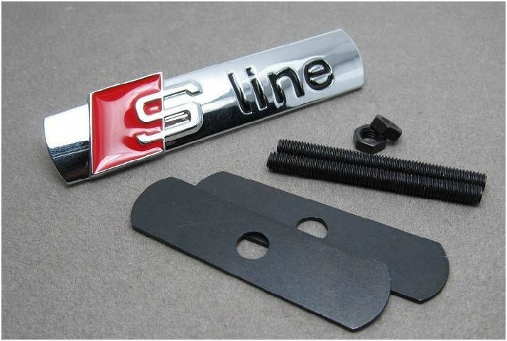 

Эмблема решетки радиатора Audi Sline S-line