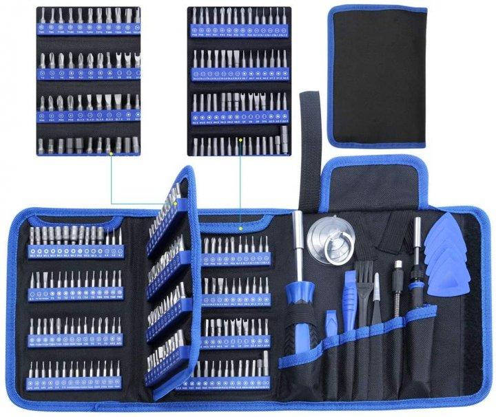 

Набор профессиональных прецизионных магнитных отверток 170 в 1 Sharden по ремонту телефонов, ноутбуков