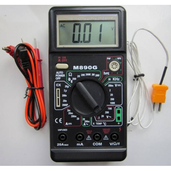 

Цифровой мультиметр Digital Tech M890G