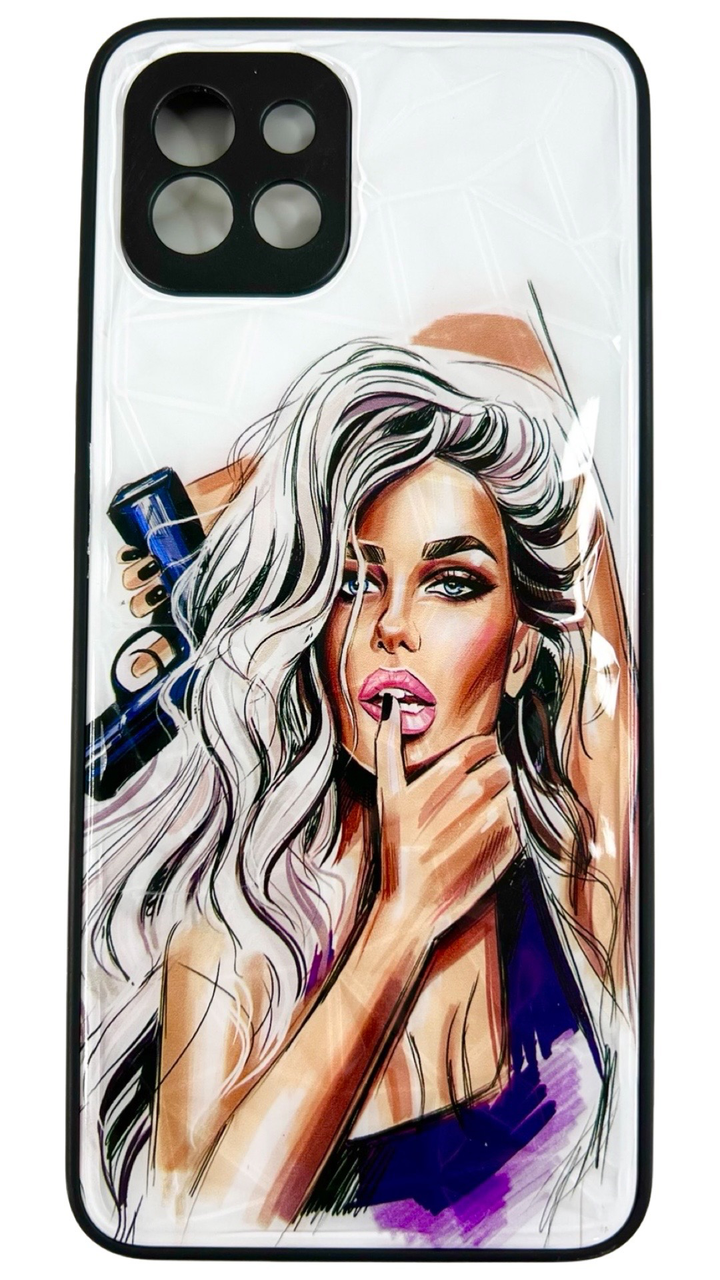

Чехол накладка New Prisma для Samsung Galaxy A03 2022 (на самсунг а03) Purple
