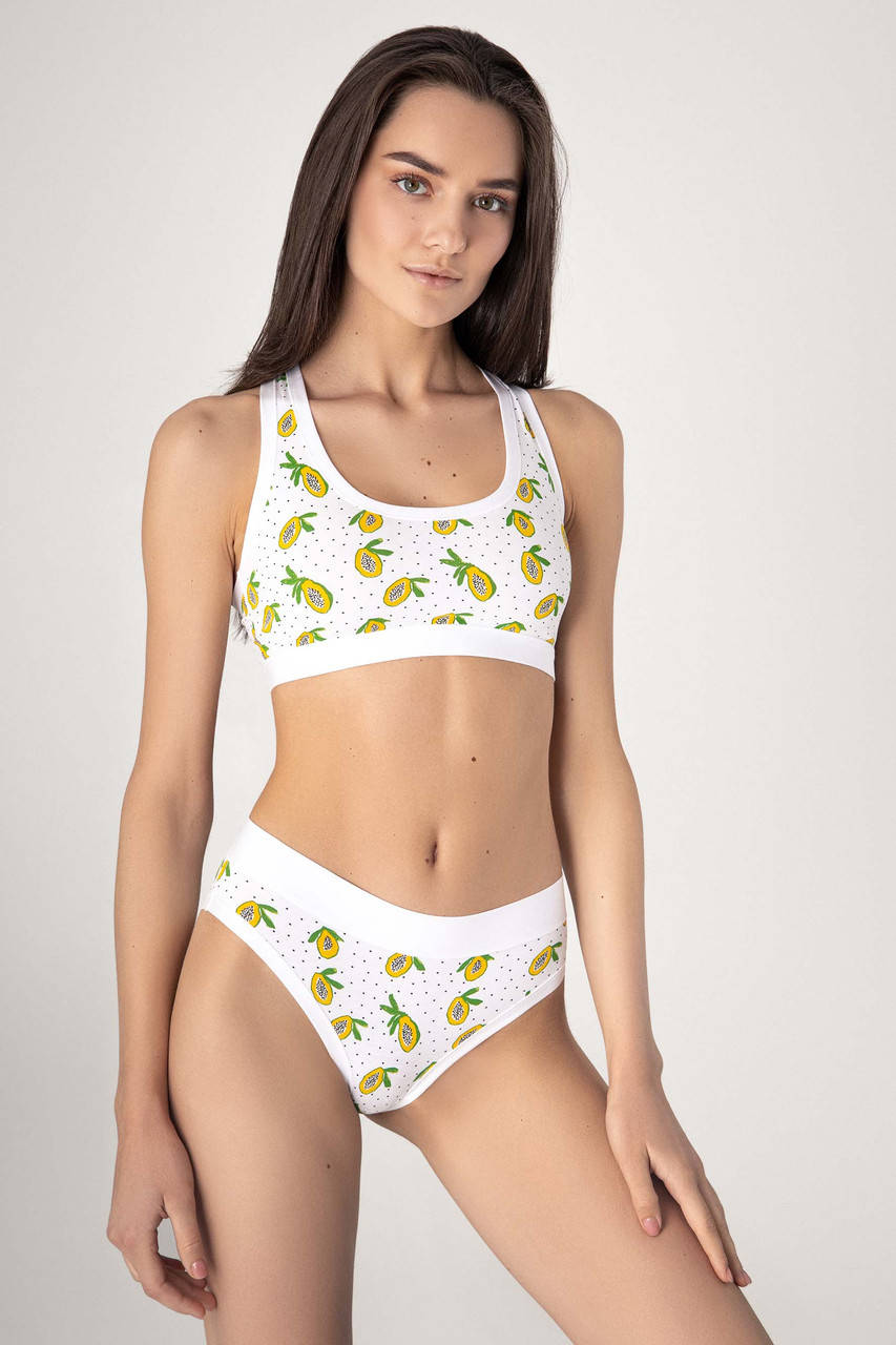 

Женские трусы спорт хлопок Jasmine Celia 5303/94 белый